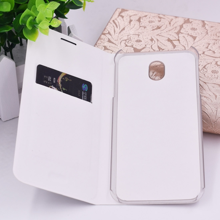 Samsung Galaxy J5 (2017) nahkakotelo (valkoinen)