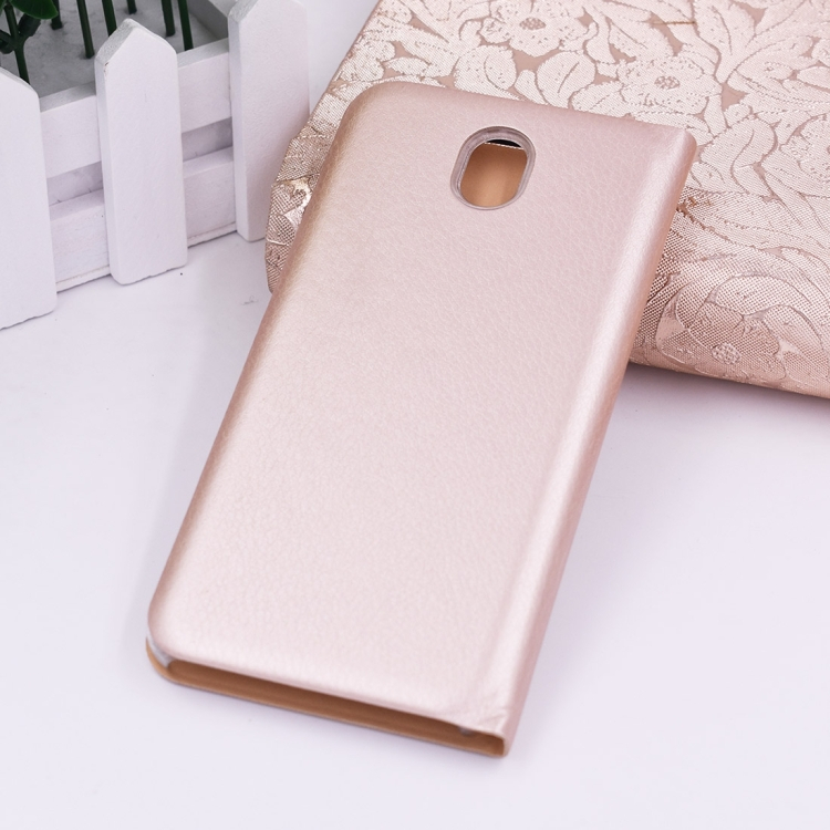 Samsung Galaxy J5 (2017) nahkakotelo (kulta)