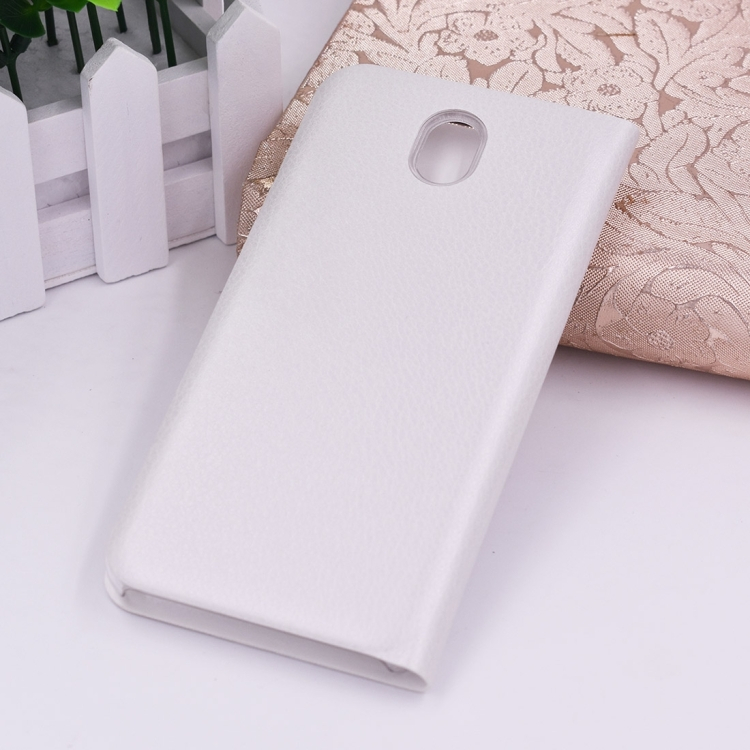 Samsung Galaxy J5 (2017) nahkakotelo (valkoinen)