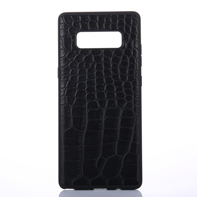 Samsung Galaxy Note 8 krokotiilikuvioinen suojakuori (musta)
