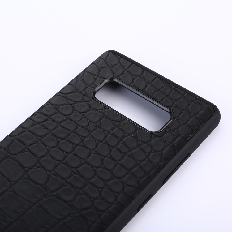 Samsung Galaxy Note 8 krokotiilikuvioinen suojakuori (musta)