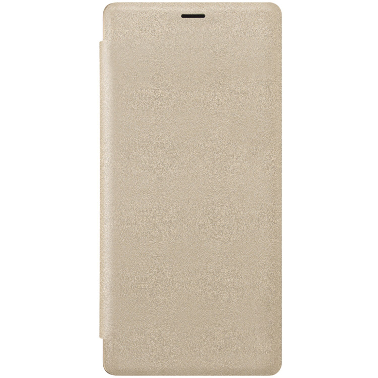 Samsung Galaxy Note 9 mattapintainen nahkakotelo (Kultainen)