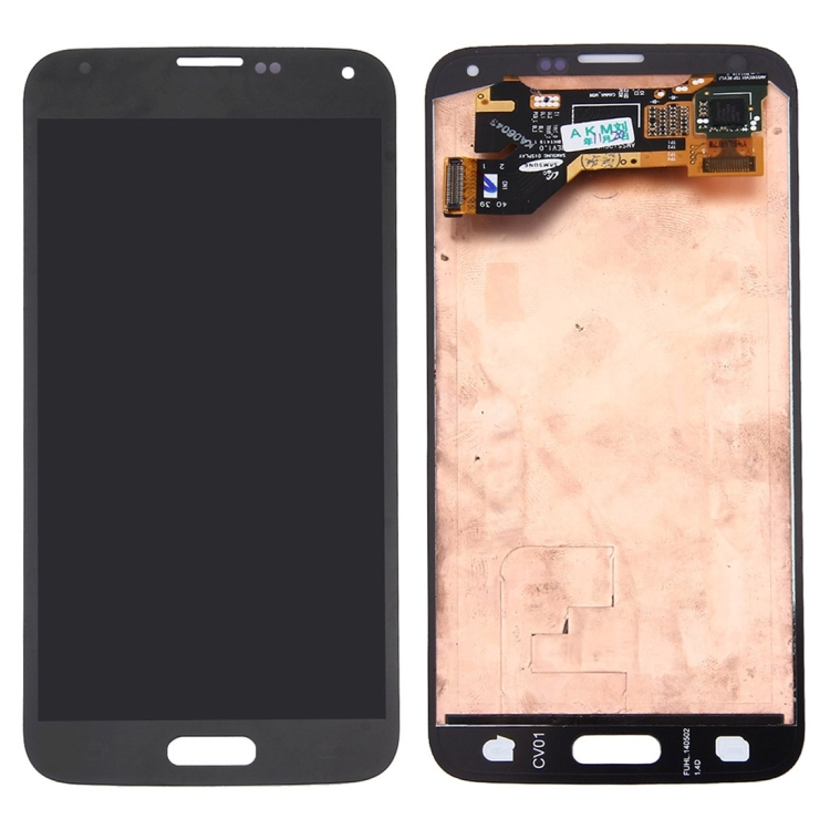Samsung Galaxy S5 / SM-G900 LCD näyttö ja kosketusnäyttö (musta)