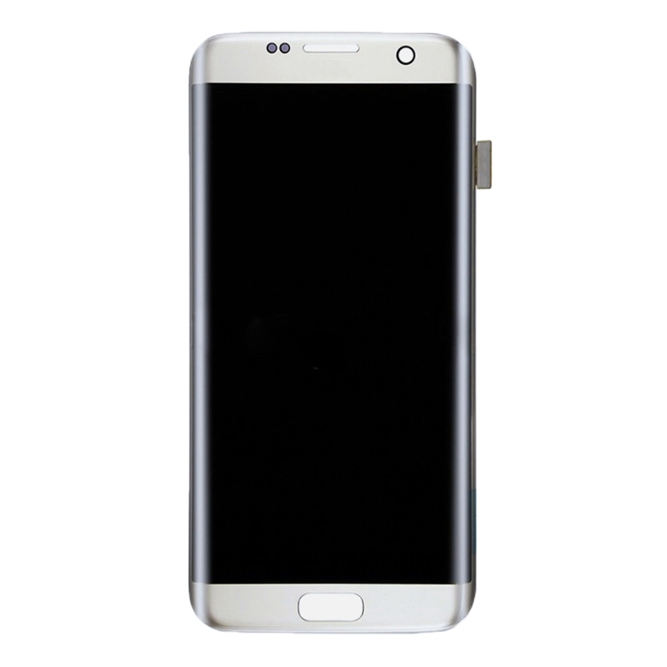 Samsung Galaxy S7 Edge LCD-näyttö + kosketusnäyttö (hopea)