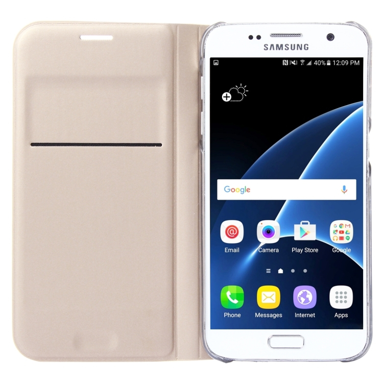 Samsung Galaxy S7 nahkakotelo (kulta)