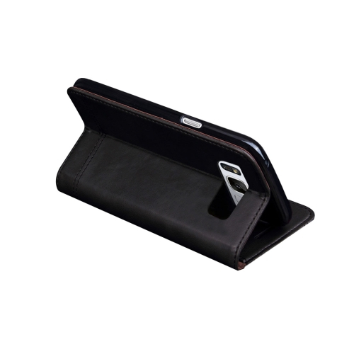 Samsung Galaxy S8 nahkakotelo, musta