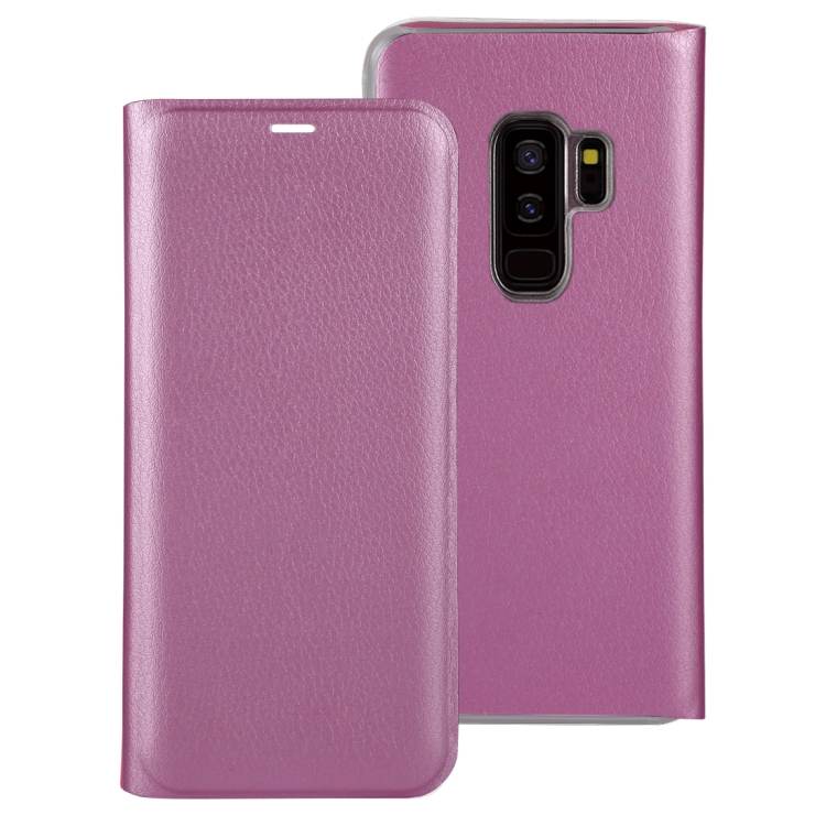 Samsung Galaxy S9+ nahkakotelo (vaaleanpunainen)