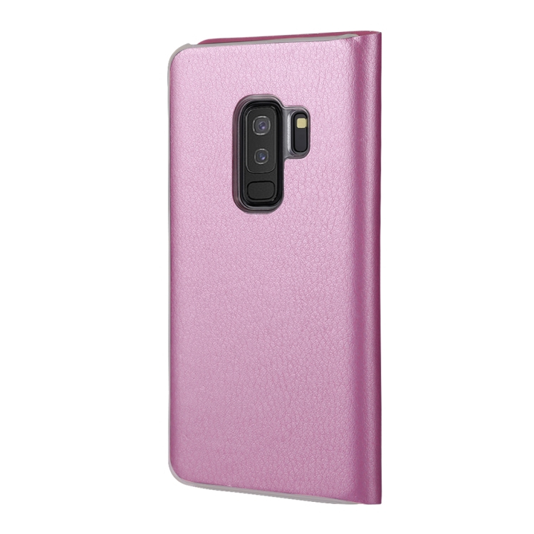 Samsung Galaxy S9+ nahkakotelo (vaaleanpunainen)