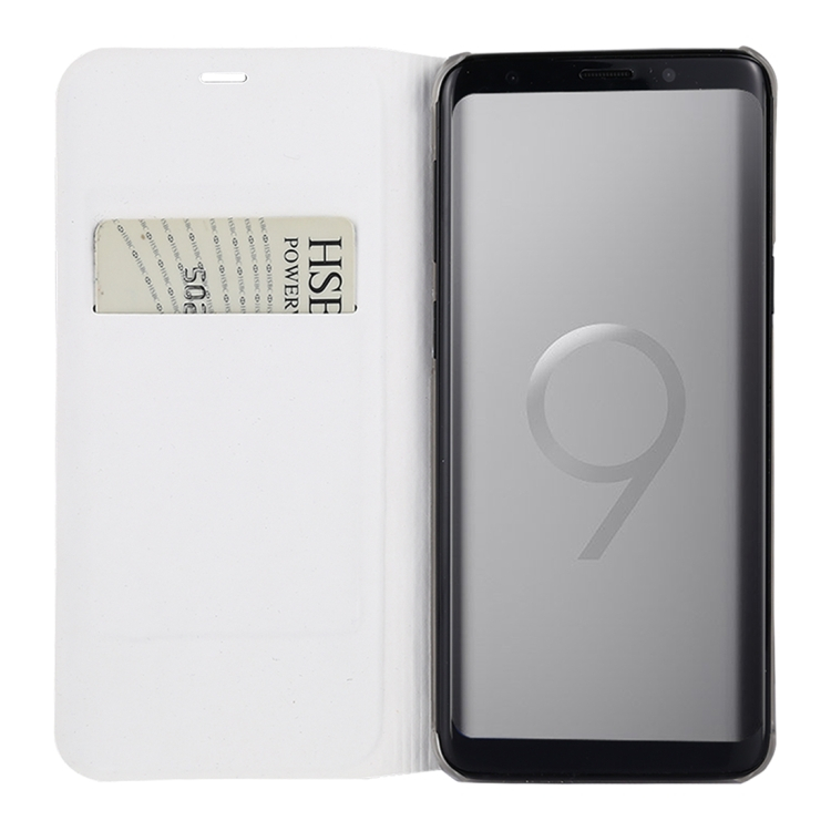 Samsung Galaxy S9+ nahkakotelo (valkoinen)