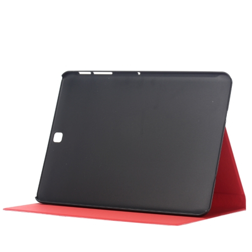 Samsung Galaxy Tab S2 9.7"- Mattapintainen nahkakotelo, punainen