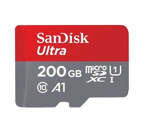 SanDisk ULTRA microSD UHS-I muistikortti 200 Gt, Class 10 