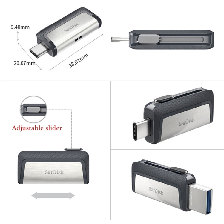 SanDisk SDDDC2 USB-C muistitikku - 64 Gt