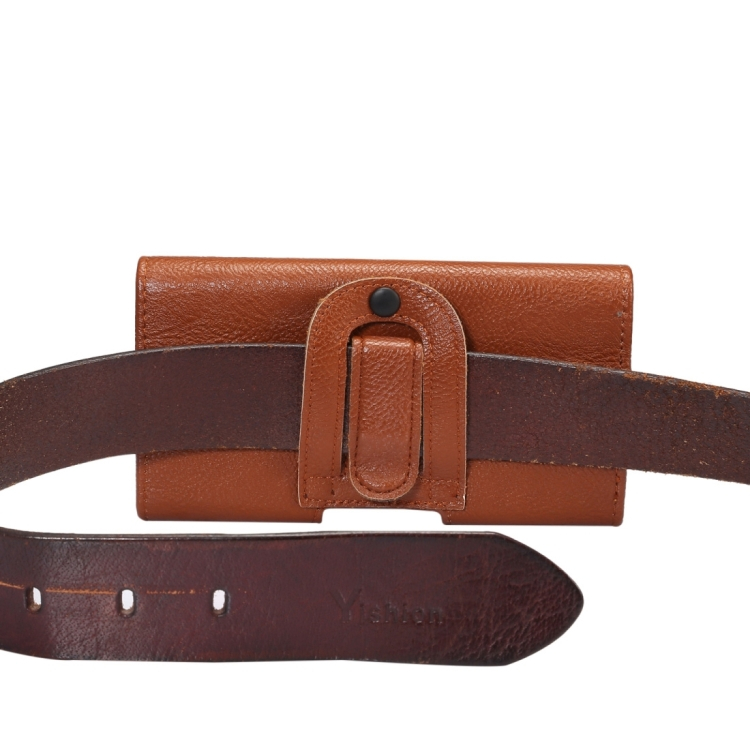 Universal flip leather case with belt clip