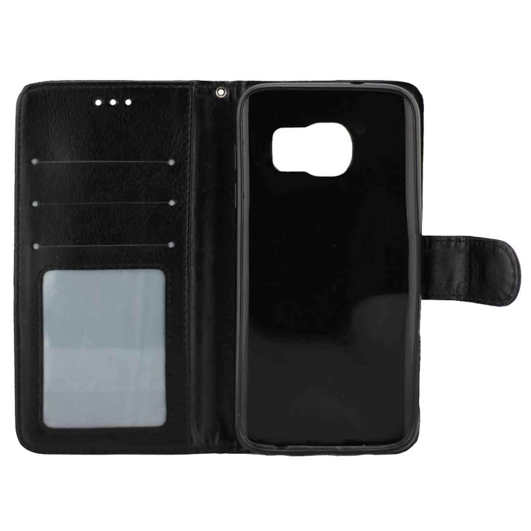 Nahkainen suojakotelo Samsung Galaxy S7, musta