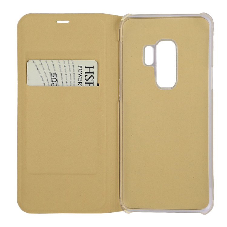 Samsung Galaxy S9+ nahkakotelo (kulta)