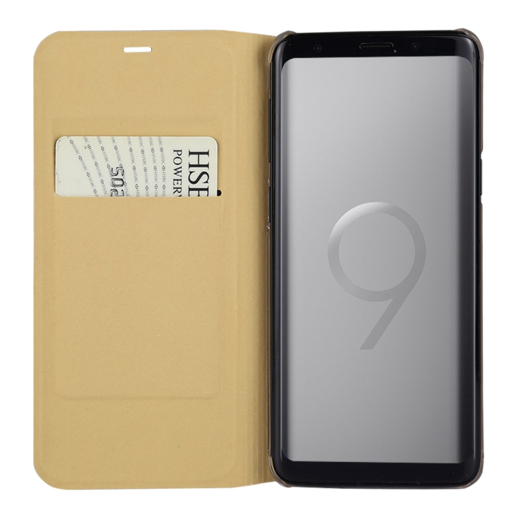 Samsung Galaxy S9+ nahkakotelo (kulta)