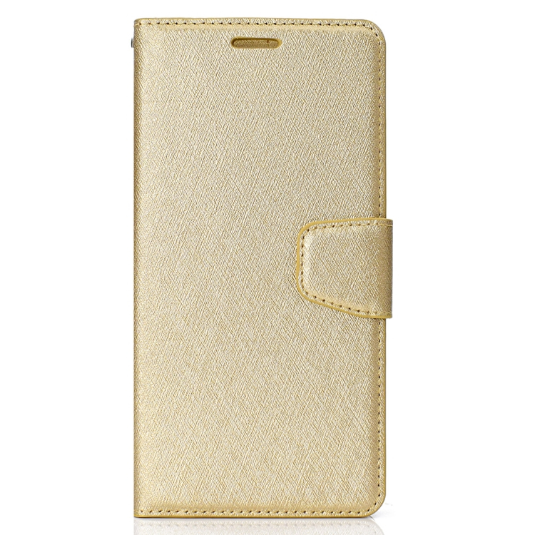 Huawei Y6 (2018) nahkainen suojakotelo (Kulta)