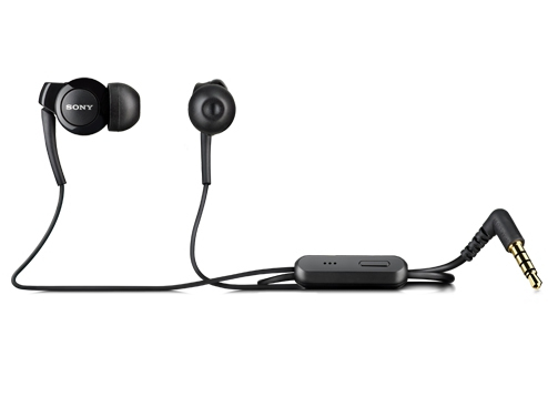 Sony MH-EX300AP nappikuulokkeet, musta