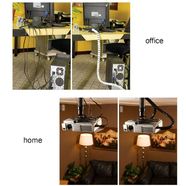 Spiraaliputki johtojen järjestämiseen, 8 m