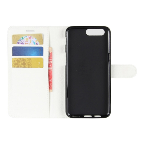 Nahkainen suojakotelo OnePlus 5 (valkoinen)