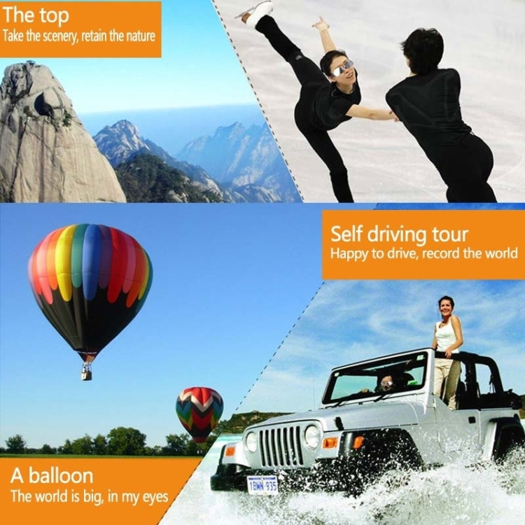 HD Kamera aurinkolasit MicroSD korttipaikalla