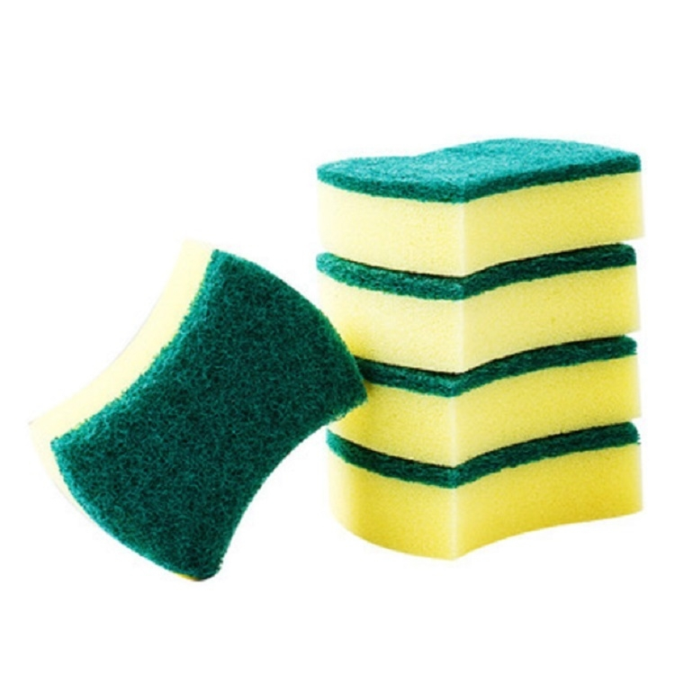 Sponge Kitchen Cleaning Brush with Sucker, 5pcs in one packaging, the price is for 5pcs