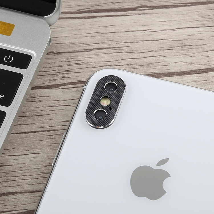 Takakameran linssin suojus iPhone XS Max (Musta) 2kpl