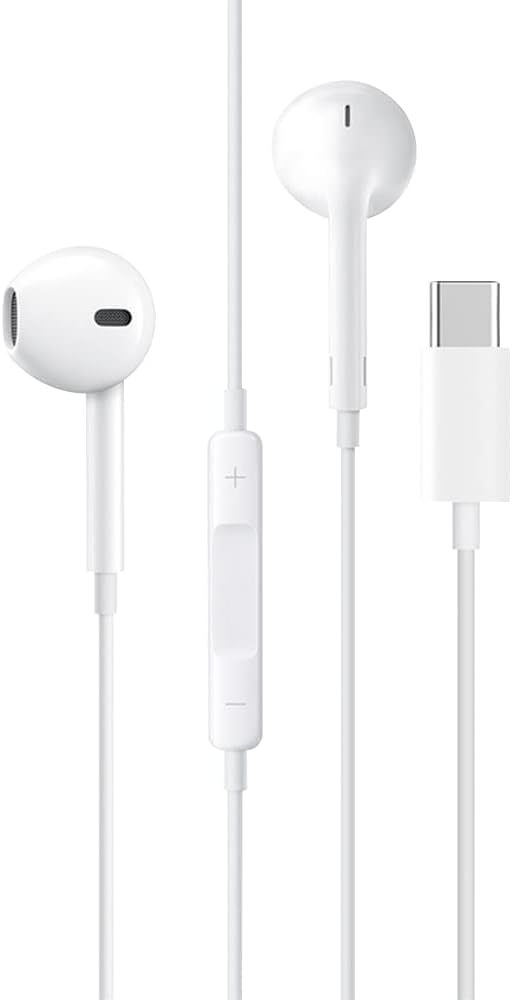 Type-C langalliset nappikuulokkeet