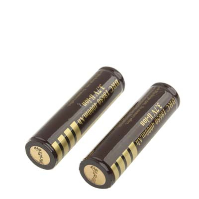 18650 ladattava akku, 3000 mAh, 2 kpl