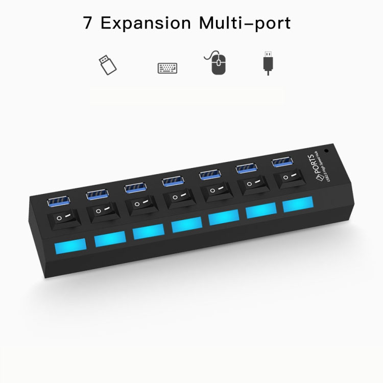 7 portin USB 3.0 hub 