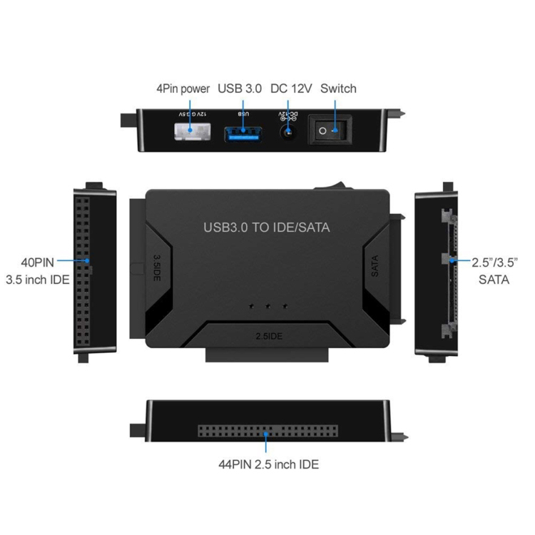 USB 3.0 - SATA / IDE sovitin