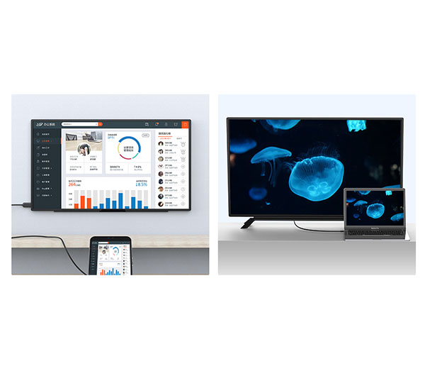 USB-C - HDMI -kaapeli, 1 m