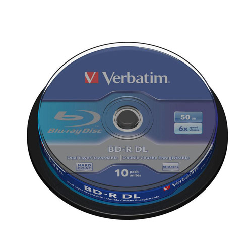 Verbatim BD-R 25 Gt 6x Blu-ray-levyt tulostettavalla pinnalla, 10 kpl 