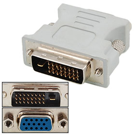 DVI to VGA converter (DVI uros to VGA naaras adapteri)
