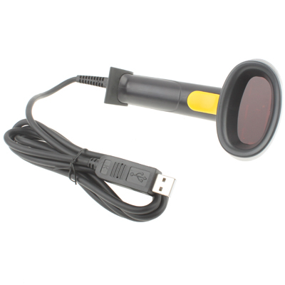 Viivakoodinlukija lasertekniikalla, USB