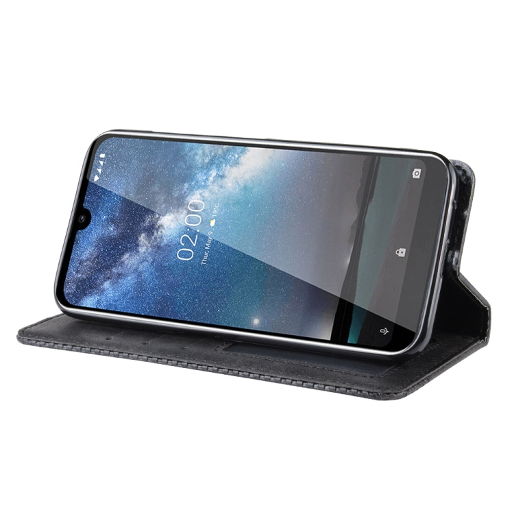 Nokia 2.2 nahkainen suojakotelo (musta)