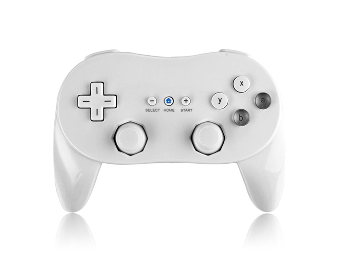 Wii Classic -ohjain (valkoinen)