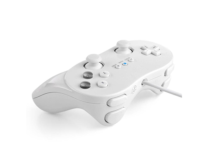 Wii Classic -ohjain (valkoinen)