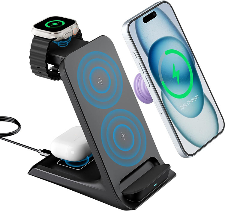 Langaton Latausasema useille laitteille