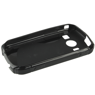 TPU muovikuori Samsung Galaxy Xcover 2 puhelimelle (musta)