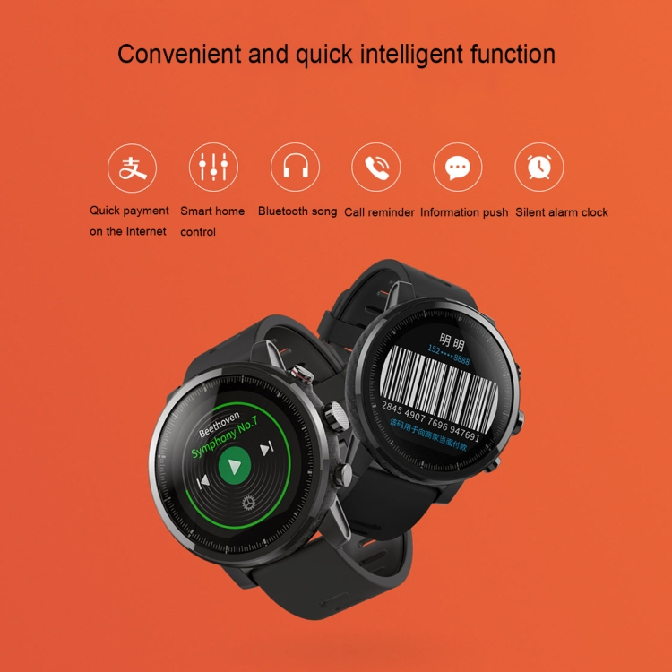 Xiaomi Huami Amazfit Stratos (Musta)