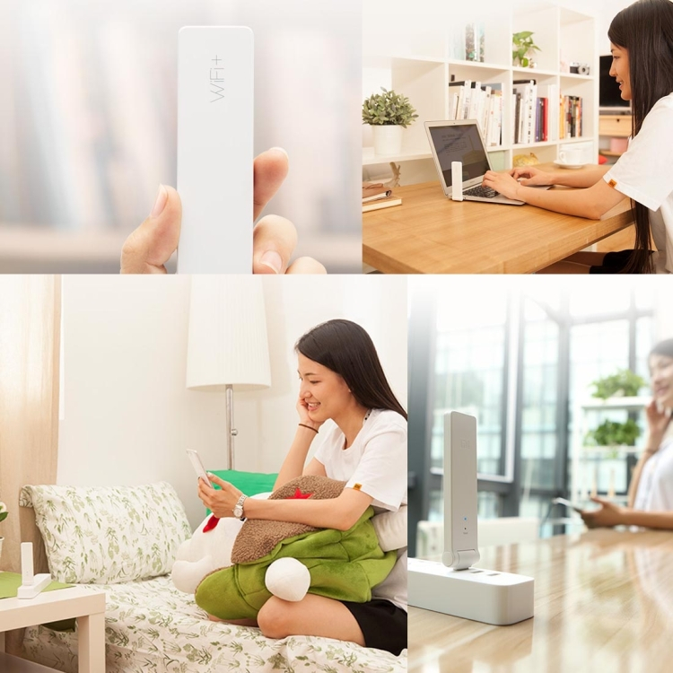 Xiaomi Mi WiFi-vahvistin 2, 300Mbps signaalin parantaja (Valkoinen)