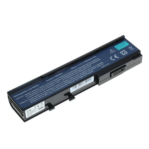 Acer Aspire 3620 / 5540 yhteensopiva akku, 4400 mAh (musta)
