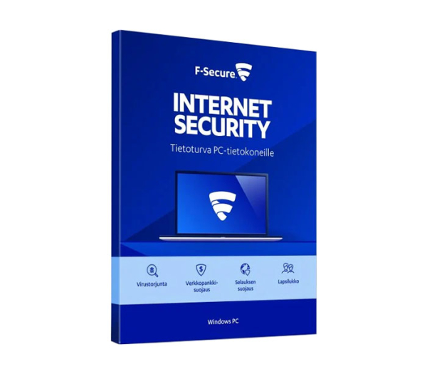 F-Secure Internet Security 1 laitteelle 3 vuodeksi - Aktivointikoodi sähköpostitse