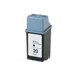 HP 20 Yhteensopiva Mustekasetti (C6614DE), musta 40ml