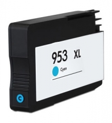 HP 953XL yhteensopiva mustekasetti (F6U16AE), syaani 