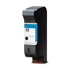 HP 15 yhteensopiva mustekasetti C6615D, musta 50 ml 