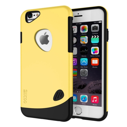 Suojakotelo iPhone 6 / 6S puhelimelle, keltainen