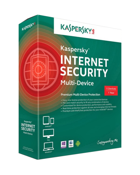 Kaspersky Internet Security Multi-Device, 5 laitetta - 12 kk - sähköinen lisenssi