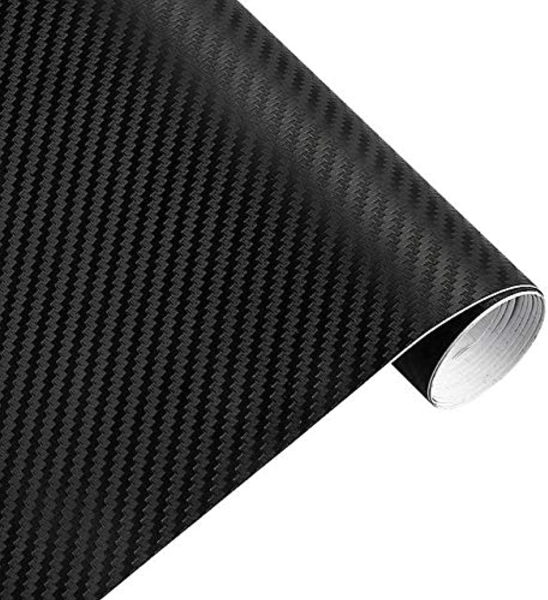 3D hiilikuituteippi 40 x 152 cm autoon – itseliimautuva hiilikuitukalvo auton tuunaukseen
